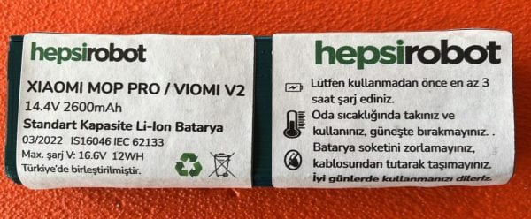 MopPro standart batarya